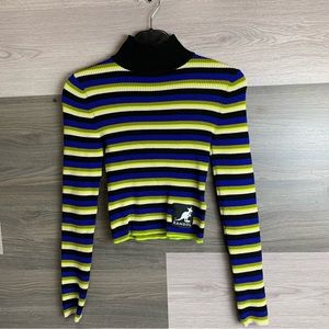 KANGOL Crop Turtle neck Knit Sweater